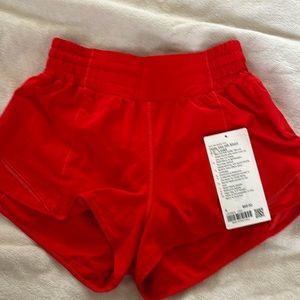 Lululemon Hotty Hot HR 2.5” shorts. Hot heat